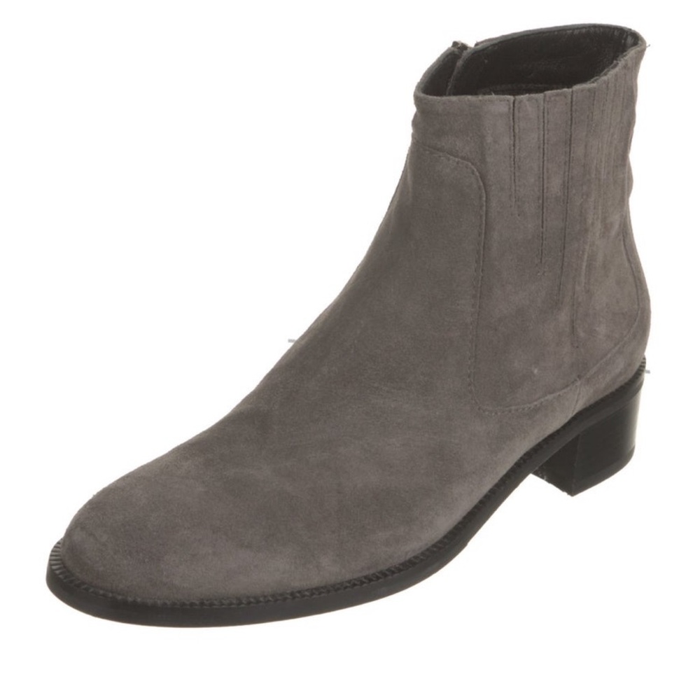 Aquatalia Grey Suede Ankle Boot